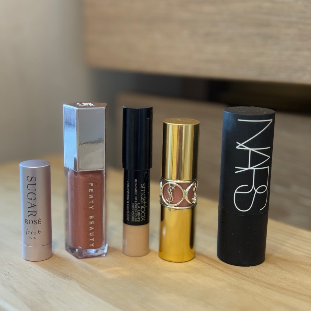 YSL NARS Fenty Fresh Gloss Lip Cheek Set